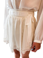 Kady Ivory Lace Mini Skirt by Reset by Jane
