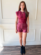 Nightcap Shorts in Plum