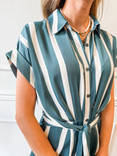 Tori Striped Romper by Steve Madden