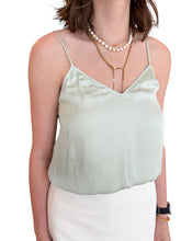 Pistachio Silky Amore Tank by Reset by Jane