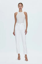 Bri Ankle High Rise Slim Straight-Antique White by Pistola