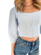Shay Top by Steve Madden in Sky Blue