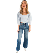 Shay Top by Steve Madden in Sky Blue
