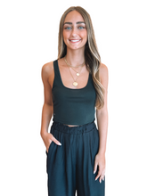 Simplicity Black Crop Tank