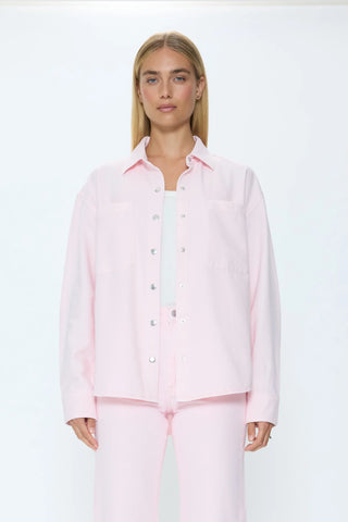 Pistola Elin Denim Shacket - Blush