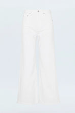 Jadyn Low Slung Palazzo Jean - Vivid White