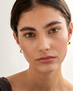 Birthstone Hoop Earring