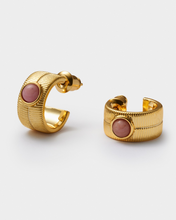 Birthstone Hoop Earring