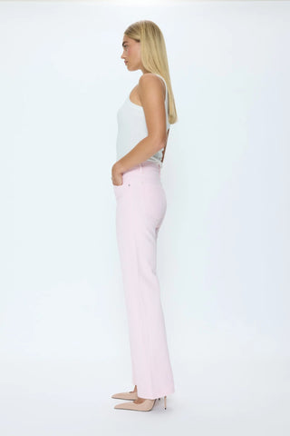 Pistola Larsen Relaxed Flare Jean in Blush