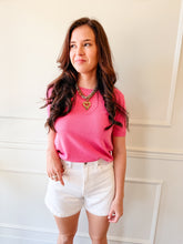 Macie Pink Knit Top by Lucy Paris