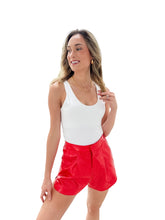 Precious Red Patent Shorts