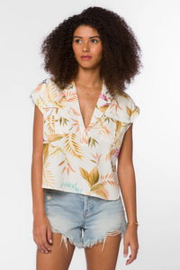 Gavin Vintage Tropical Top by Velvet Heart