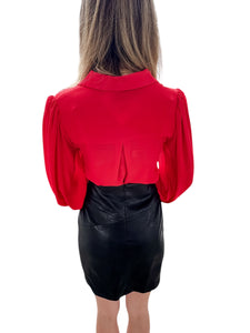 Fleetwood Festive Red Blouse