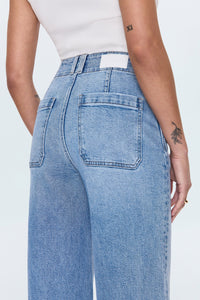 Lana Double Button High Rise Ultra Wide Leg by Pistola