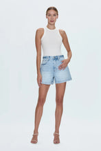Saige A-Line Polished White Short by Pistola