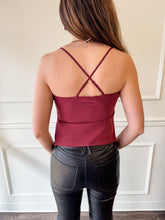 Merlot Nights Satin Cami by Habitual