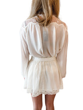 Kady Ivory Lace Mini Skirt by Reset by Jane