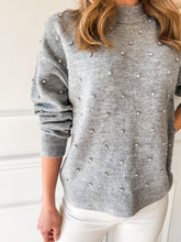 Aura Relaxed Crewneck Charcoal Diamonte by Pistola