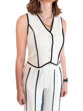Piper Perfection Linen Vest Set