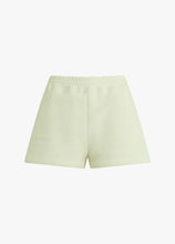 The Favorite Daughter Embroidered Sweat Short in Gardenia Light Sage