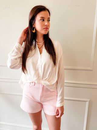Effortless Chic Twist Blouse