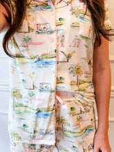 Golf Scene Button Down Modal Short Set by Imbali Charleston