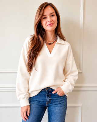 Callie Collared Pullover