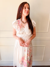 The Blossom Breeze Pleated Midi Dress by Current Air