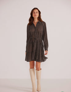 Lydia Tiered Shirt Dress by MinkPink