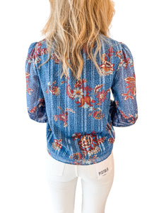 Pattern Play Floral Blouse by Current Air