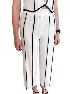 Piper Perfection Linen Vest Set