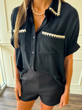 Embroidered Button Down