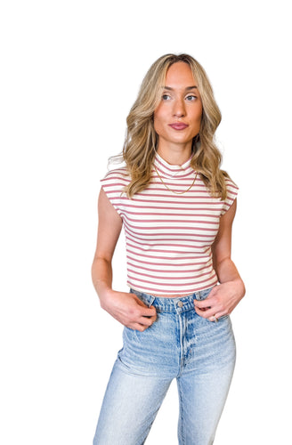 Posey Pink Stripe Top