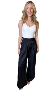 Giana Wide Leg Pant in Black