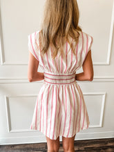 Victory Red Striped Dress