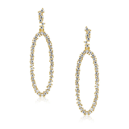 Cheyanne Pave Earrings by Sahira