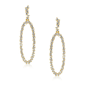 Cheyanne Pave Earrings by Sahira