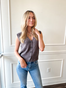 Cocoa Bean Sweater Vest