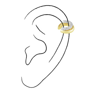 Kendall Two Tone Ear Cuff by Sahira