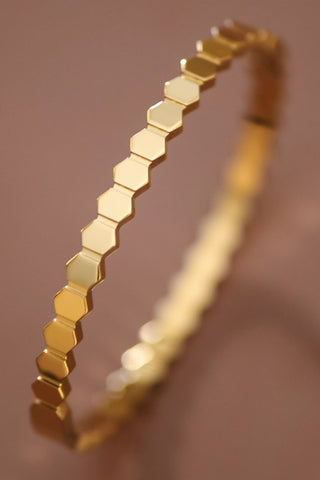 Honeycomb Bangle