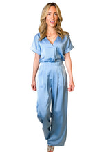 Giana Wide Leg Pant in Blue