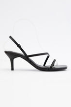 Nailee Black Strappy Heel