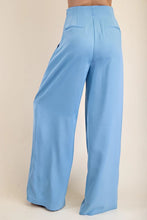 Giana Wide Leg Pant in Blue