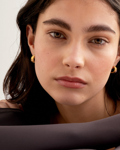 Birthstone Hoop Earring