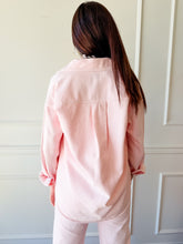 Pistola Elin Denim Shacket - Blush