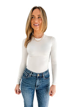 Soft Serve White Seamless Long Sleeve Top