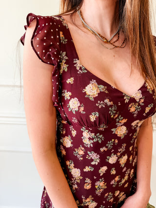 Tanisha Dress in Port by Steve Madden