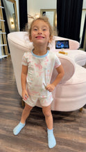 Pastel Texas Youth Short Pajama Set
