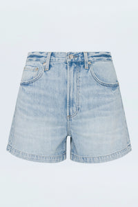 Saige A-Line Polished White Short by Pistola
