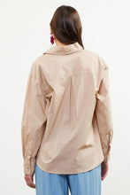 Classically Cute Button Up in Taupe